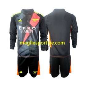 Completo Calcio Arsenal Portiere Bambino Divisa Terza 2024-2025 ML